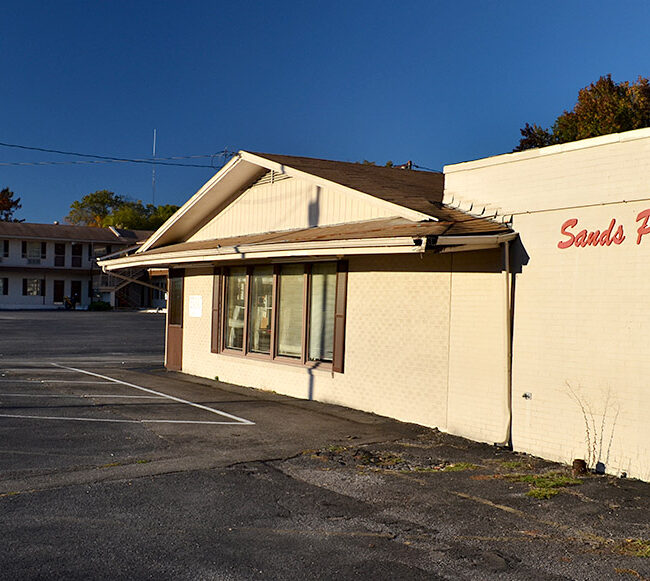 Outside of Sands Pancake House located in Southeast Missouri
