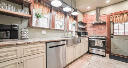 Kitchen of the Mississippi Queen rental home located in Southeast Missouri